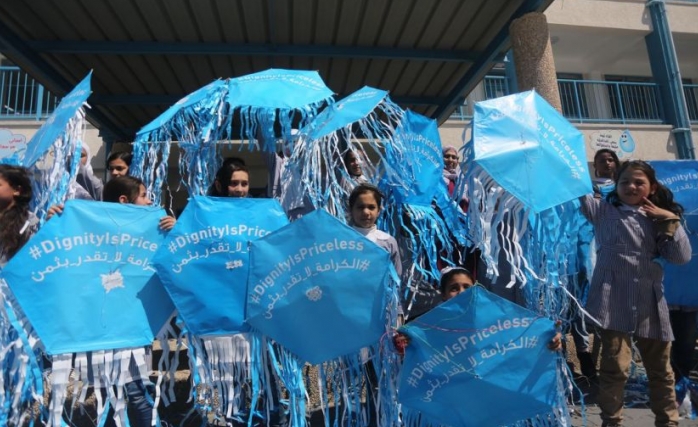 Filistinli Çocuklardan ABD'ye Uçurtmalı Protesto