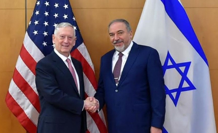 Jim Mattis Tel Aviv'de