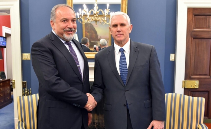 Siyonist Savaş Bakanı Liberman Amerika’da